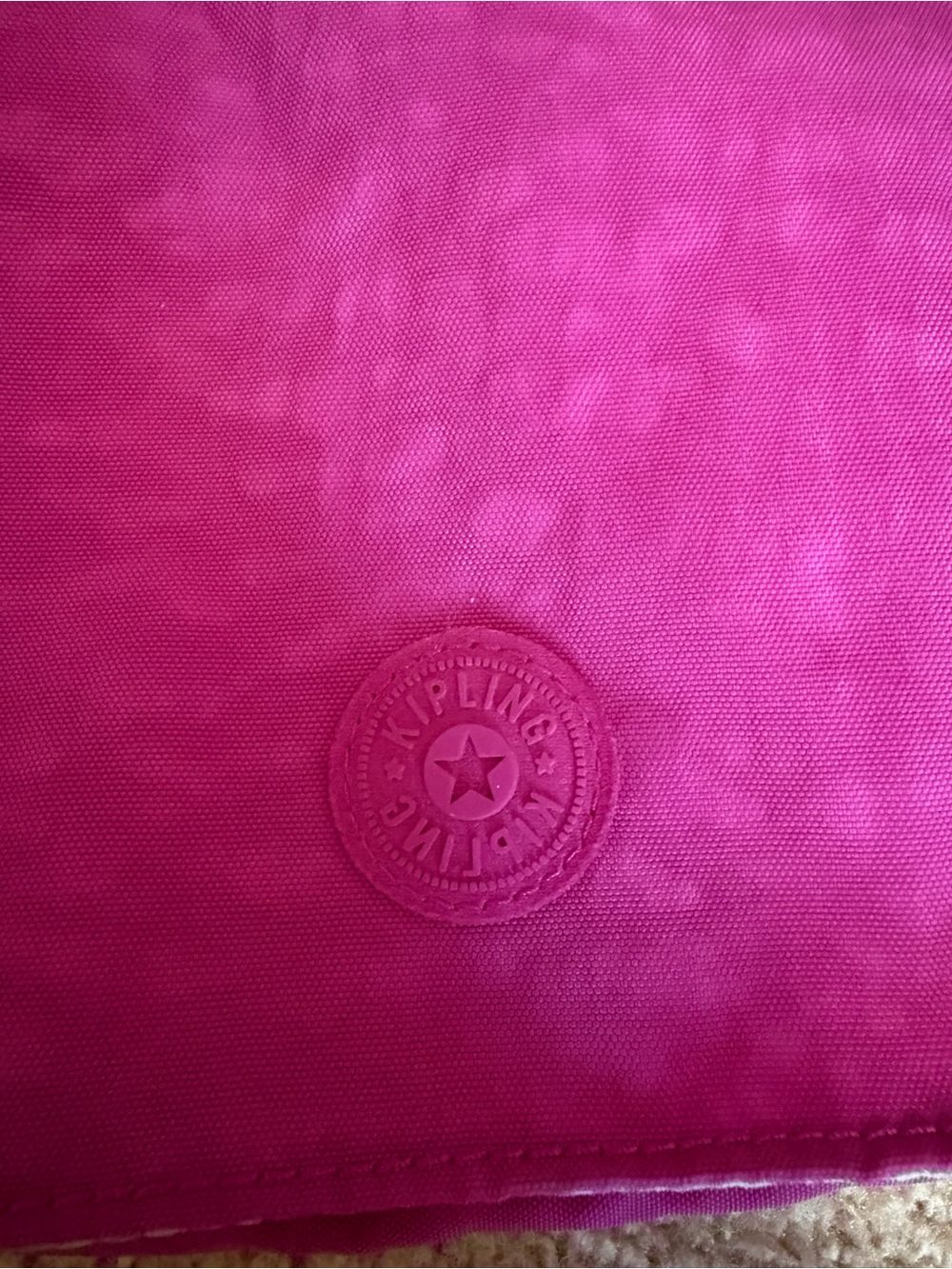 Kipling Hot Pink Shoulder Tote